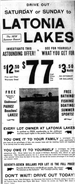 Historical Latonia Lakes Newspaper Clipping 1