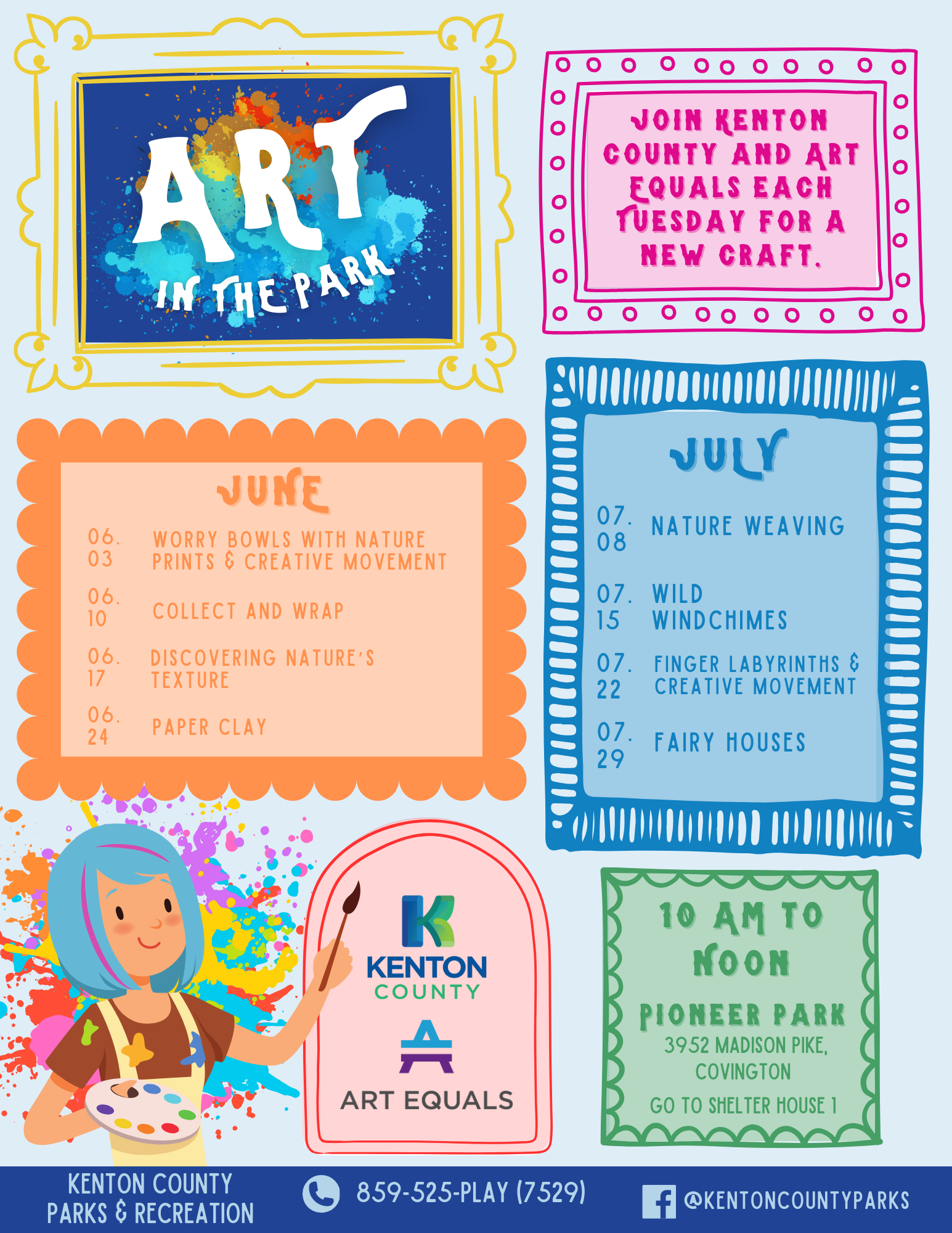 Art in the Park flyer