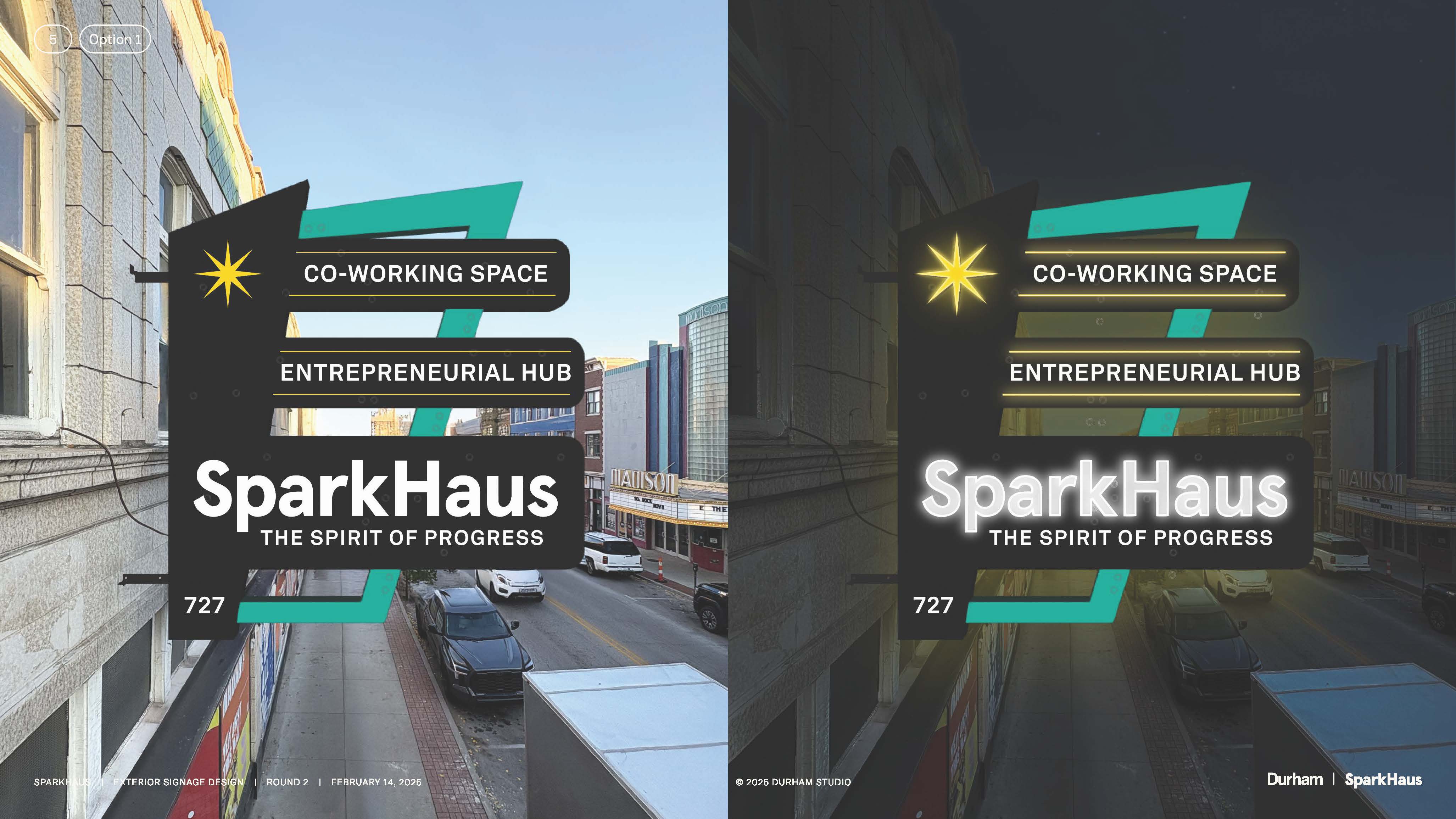 SpakrHaus sign rendering